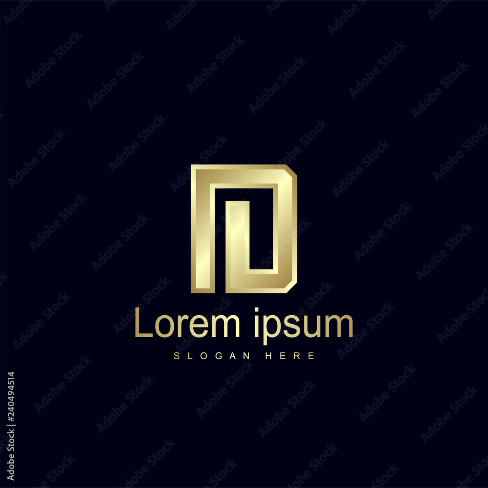 Initial Letter ID Logo Template Vector Design Initial Letter ID Logo Template Vector Design