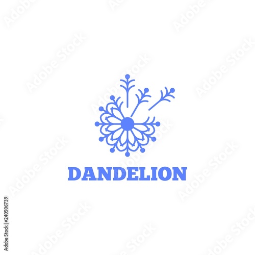 Fototapeta Naklejka Na Ścianę i Meble -  Dandelion logo