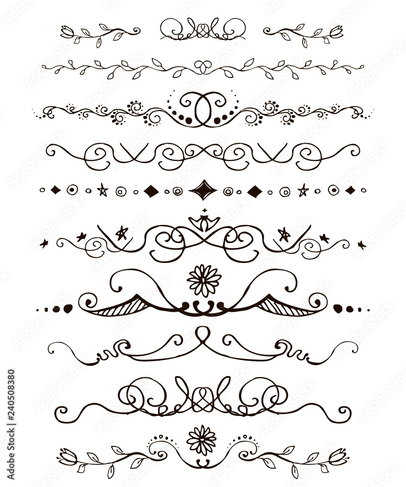Doodles border Doodles border