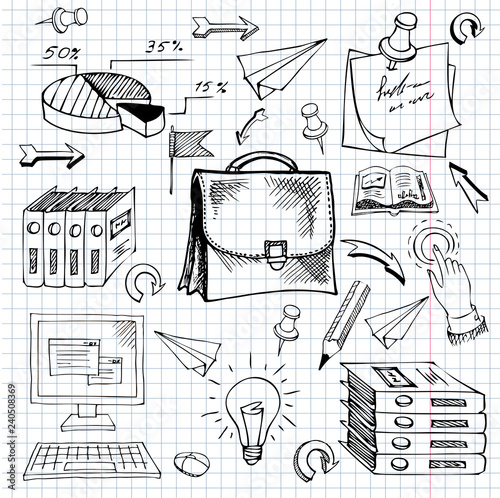 Business doodles
