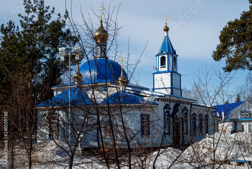 Uspensko-Nikolsky temple in Yalutorovsk. Russia photo