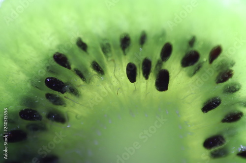 Fresh and juicy kiwi fruit background macro photo