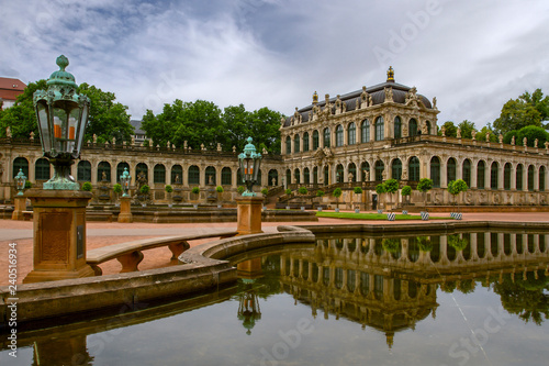 DRESDEN, GERMANY. Zwinger art gallery and museum . Zwinger is a museum complex. Saxony, Germany. European travel. 