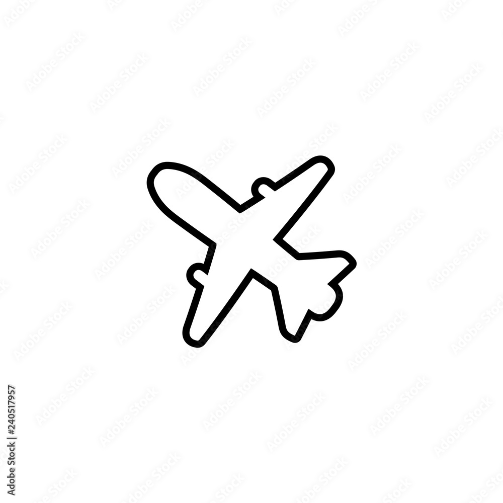 airplane icon. Vector illustration