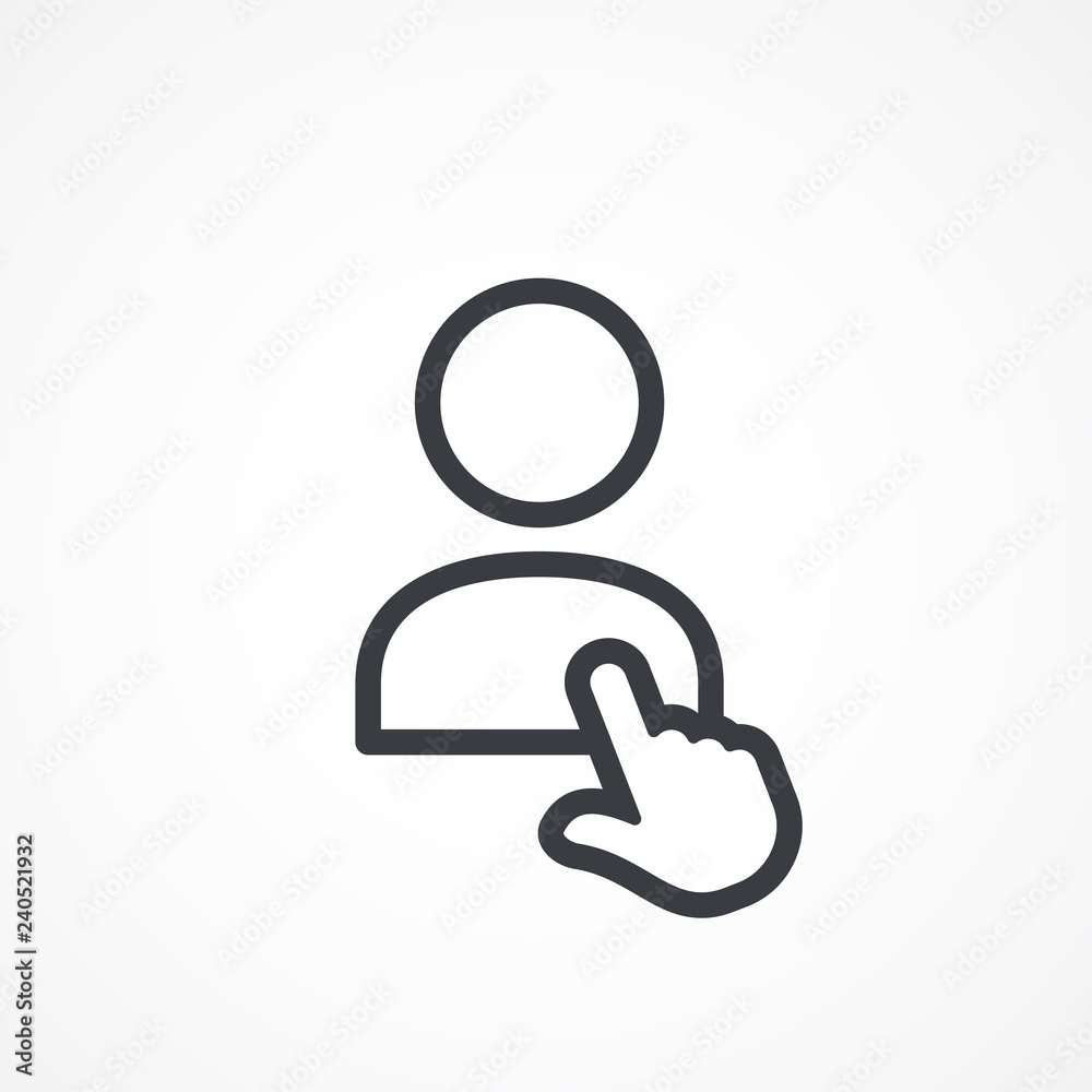 Headhunting, user icon. Headhunting, user icon.