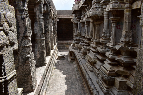 Dindigul  Tamilnadu  India - July 13  2018  Temple in Dindigul Fort