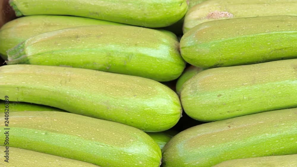 pile of fresh zucchini