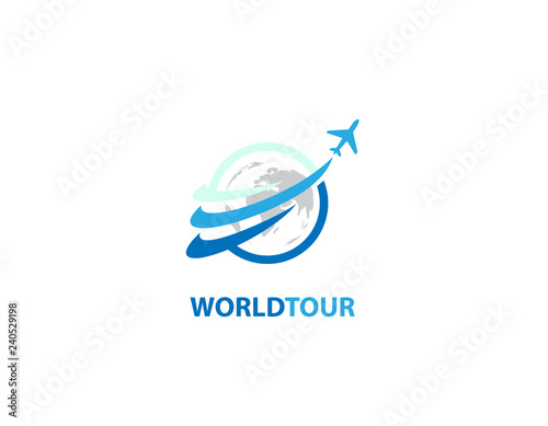 World tour logo design
