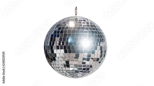disco ball for dancing in a disco club photo