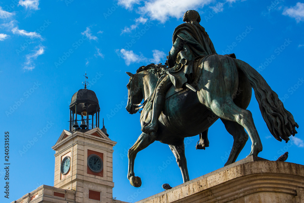 Obraz premium Puerta de Sol, Madrid