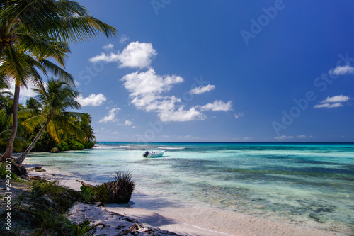 Dominican Republic  Saona Island - view of the Caribbean Sea