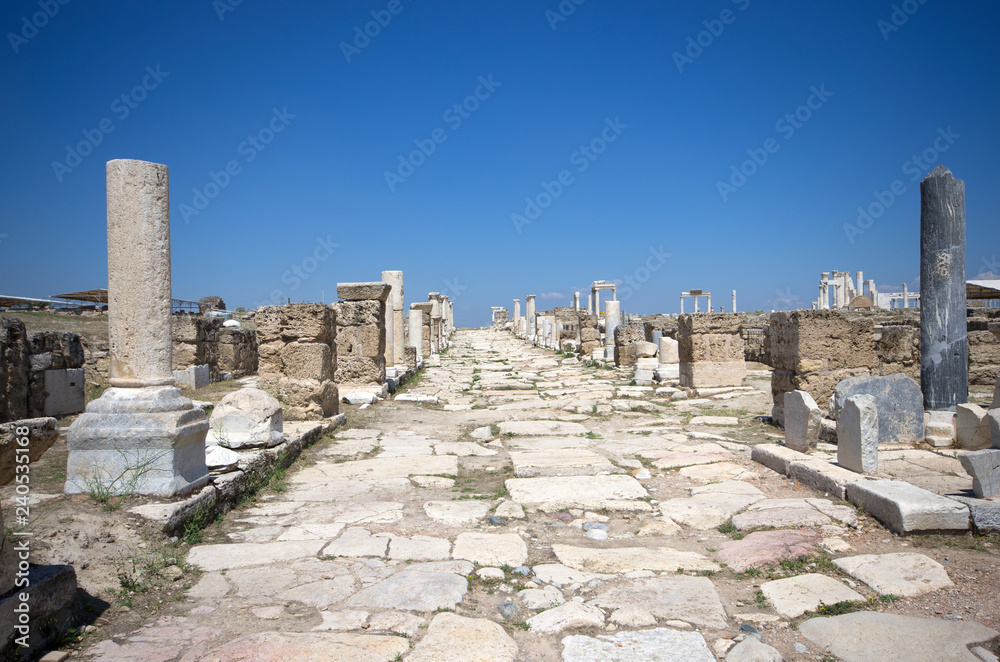 Ruins of Laodicea, the last church of Relevation, Denizli / Turkey