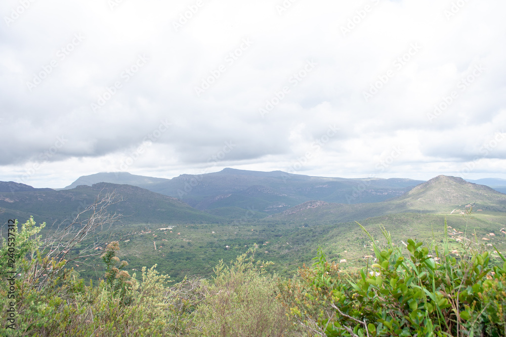 Fototapeta premium view of mountains