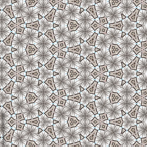 Abstract fractal geometric pattern  computer-generated illustration.