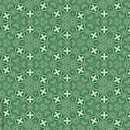 Abstract fractal geometric pattern, computer-generated illustration.