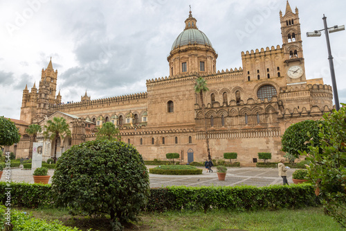 Palermo Cathedral (Metropolitan Cathedral of the Assumption of Virgin Mary) in Palermo, Sicily, Italy