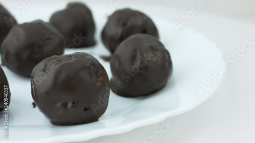 Rum Truffles Spinning Side View