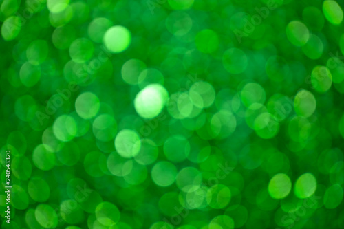 Abstract Green Glister bokeh Background Christmas lights ,Abstract Blurred Bokeh Holiday festive background made with new year backdrop