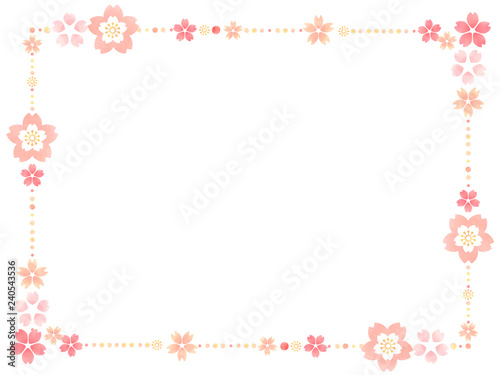 Wallpaper Mural 桜の花のフレーム Torontodigital.ca