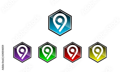 Navigation logo template