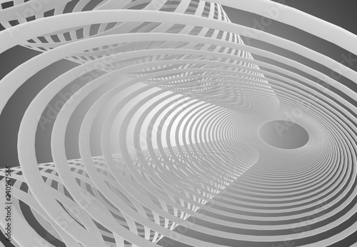 Wallpaper Mural 3d abstract futuristic background. 3d illustration Torontodigital.ca