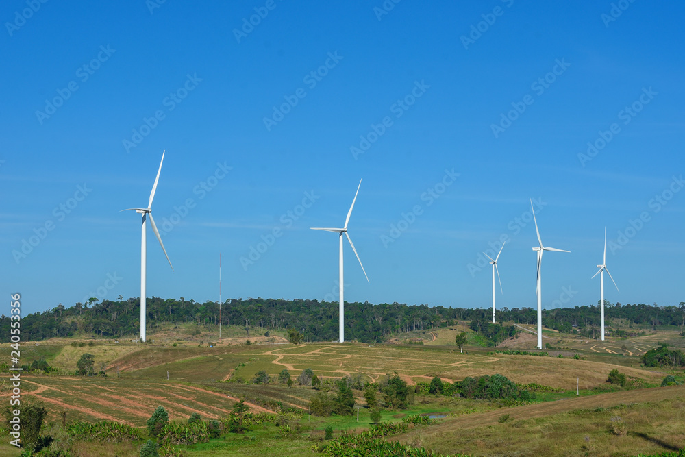 Windmill Turbine Electricity Farm, Thailand Windmill Turbine Electricity Farm, Thailand