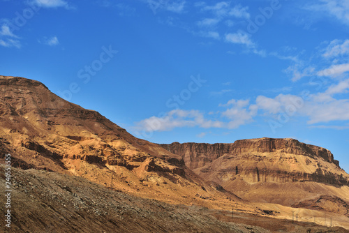 Mountain landscape and cloudy sky in Israel © Talulla