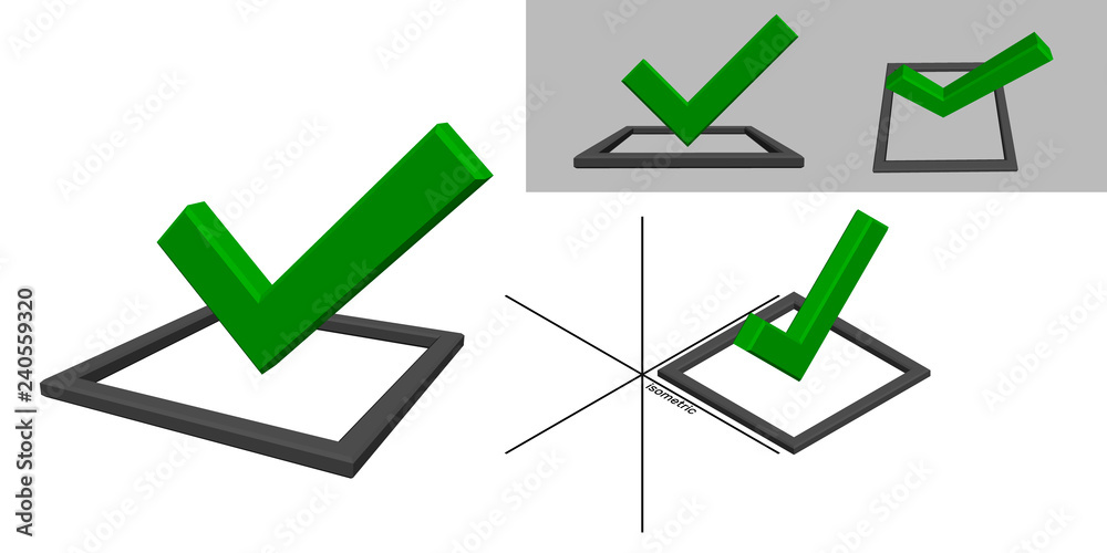 Checkmark icon. Tick sign. Isolated on white background. Vector illustration. Checkmark icon. Tick sign. Isolated on white background. Vector illustration.