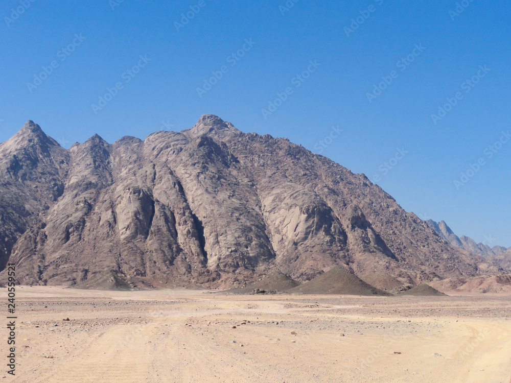 mountain in the desert
