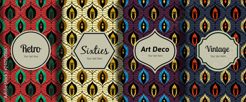 vintage seamless patterns