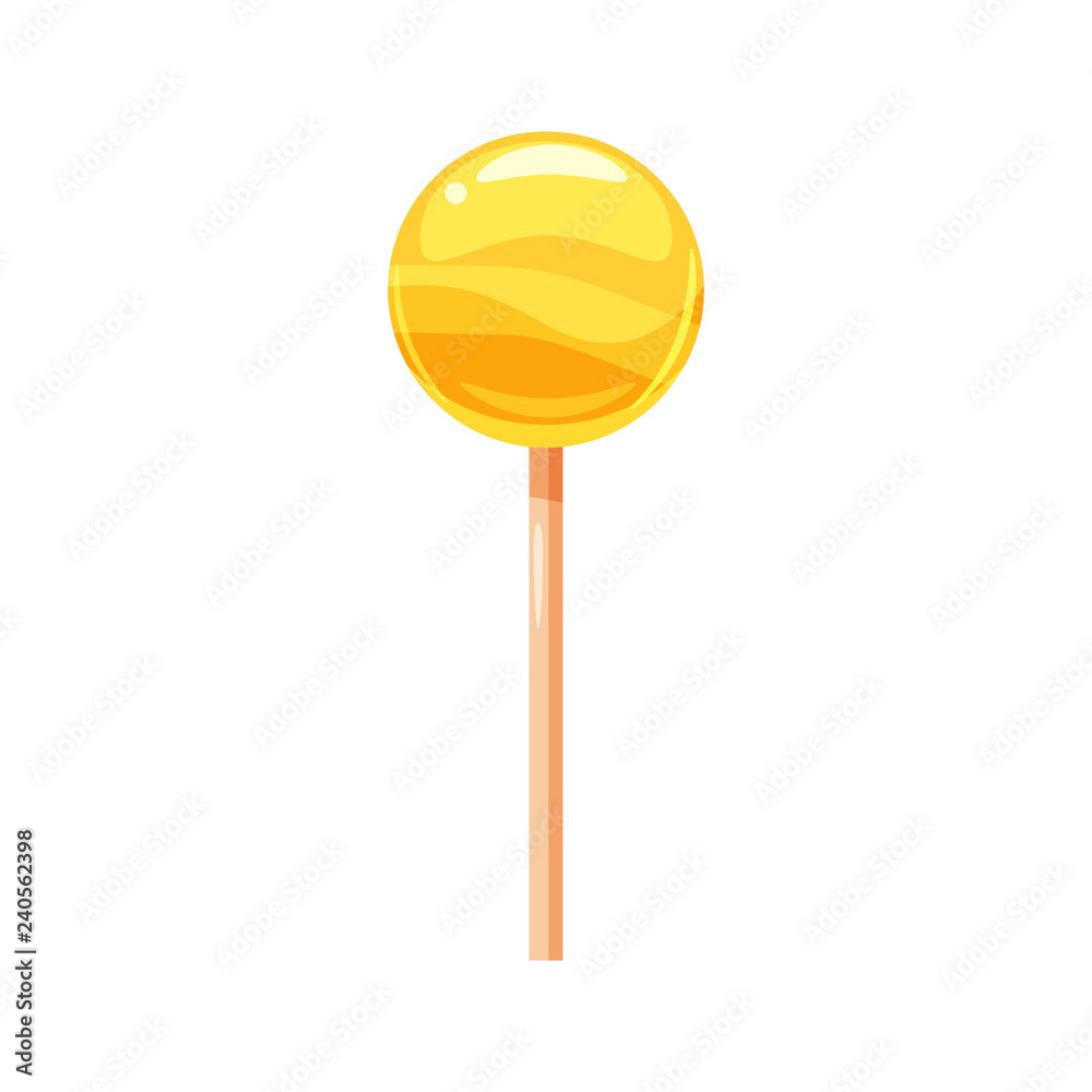 Lollipop, candy on a stick, sweet, color, round, vector, illustration, isolated, cartoon style Lollipop, candy on a stick, sweet, color, round, vector, illustration, isolated, cartoon style