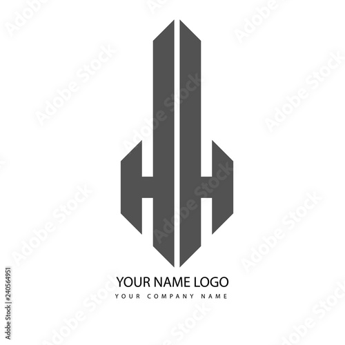HH logo, dark colors add interest to your organization.