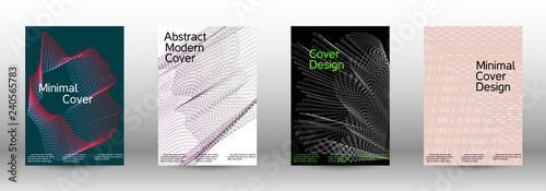 Minimal vector cover design with  linear waves.