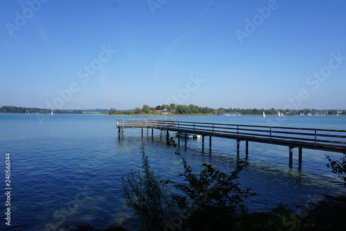 North Chiemsee as seen from Herrenchiemsee island