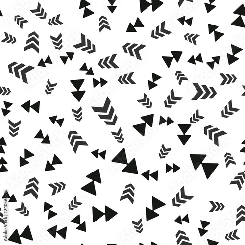 Different arrows Seamless vector EPS 10 pattern. 