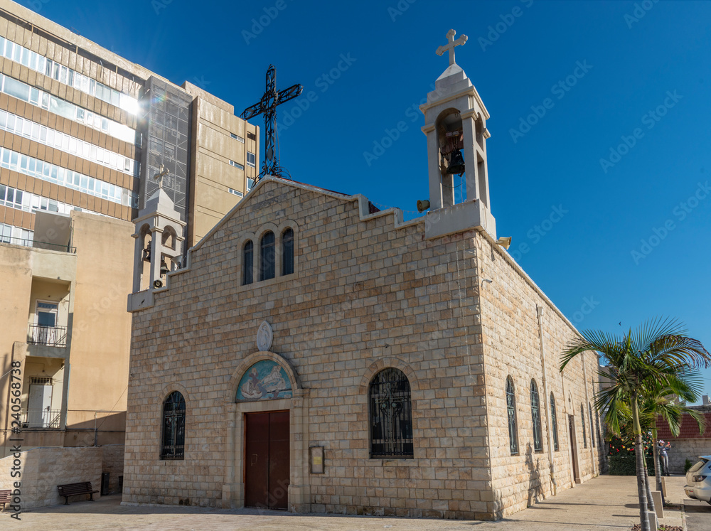 St. Elias Cathedral of the Melkite Catholic in Haifa, Israel
