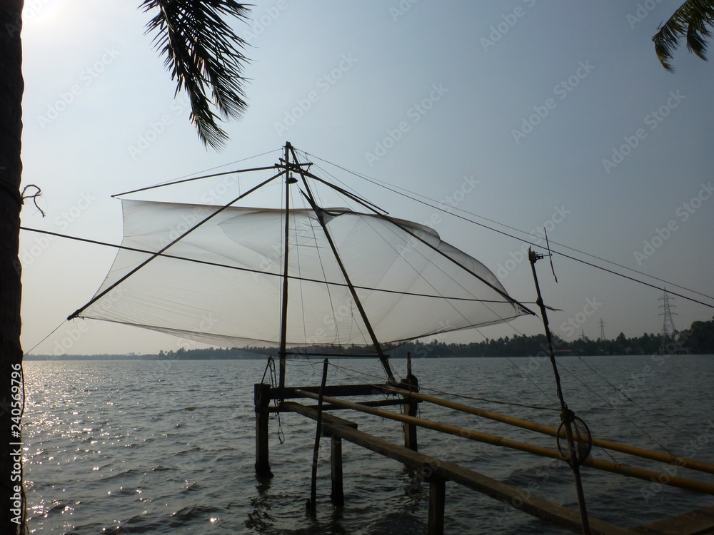 Fischerboot in Indien