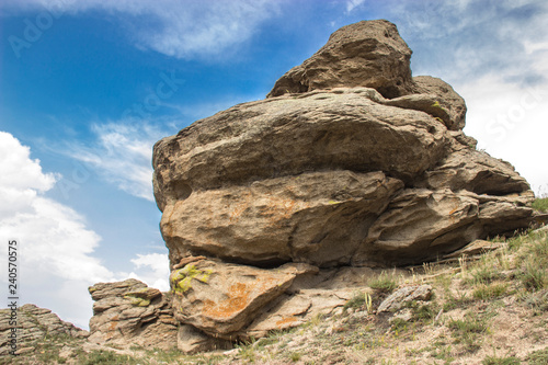 rocks and sky