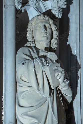 Evangelist Johannes mit Gesichtszügen von Friedrich Schiller, Lambertikirche, Münster, Westfalen, Deutschland photo