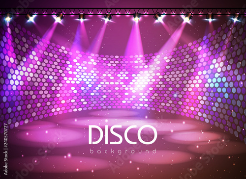 Disco abstract background