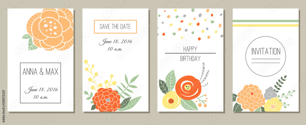 Greeting card, invitation or banner