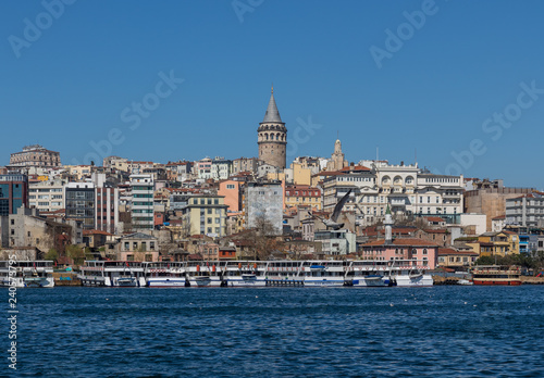 Istanbul, Turkey - called also Karakoy or Pera, the Galata district presents still today a strong Genoese heritage, well rapresented by its most notable landmark, the Galata Tower © SirioCarnevalino