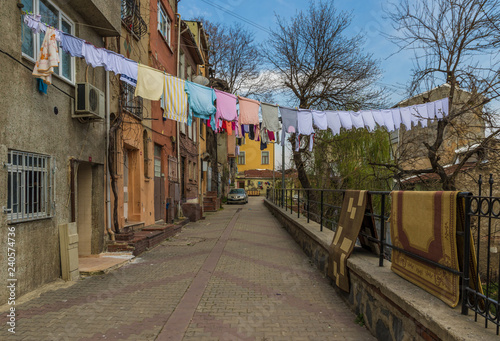 Canvas Print Istanbul, Turkey - even if almost unknown among the tourists, the districts of F