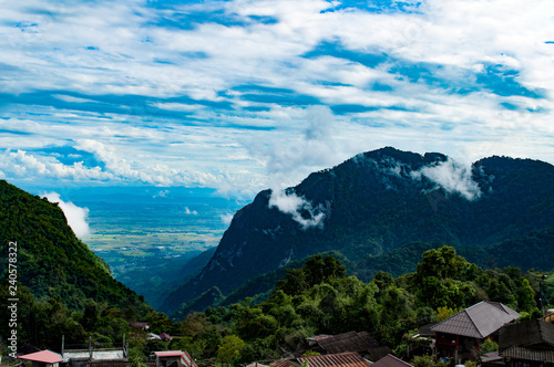 Ausblick auf ein Berg - Thailand
