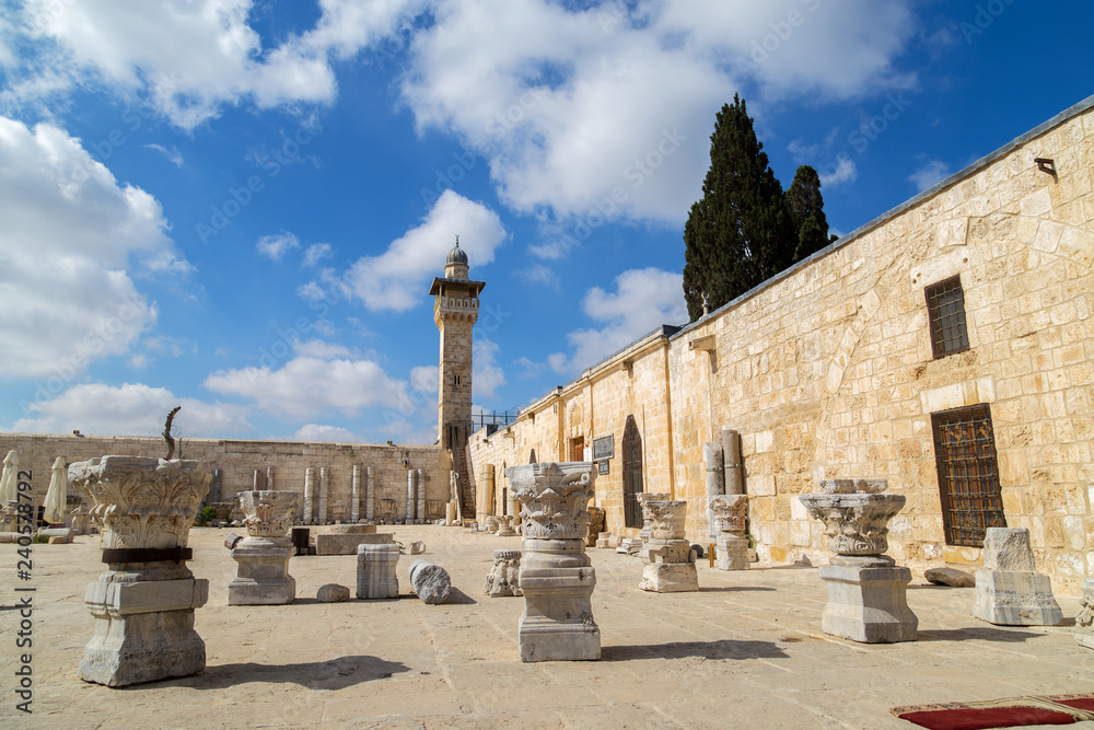 Al-Aqsa Mosque and the Islamic museum, Old City of Jerusalem, Israel