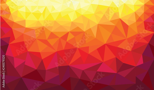 abstract triangle warm colors background vector illustration eps10