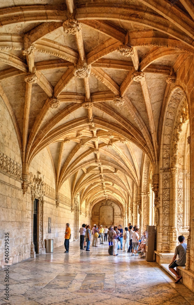 Naklejka premium Claustro do Mosteiro dos Jerónimos