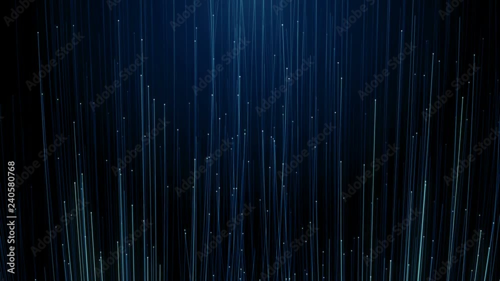 Particles blue bokeh dust abstract light motion titles cinematic background loop
