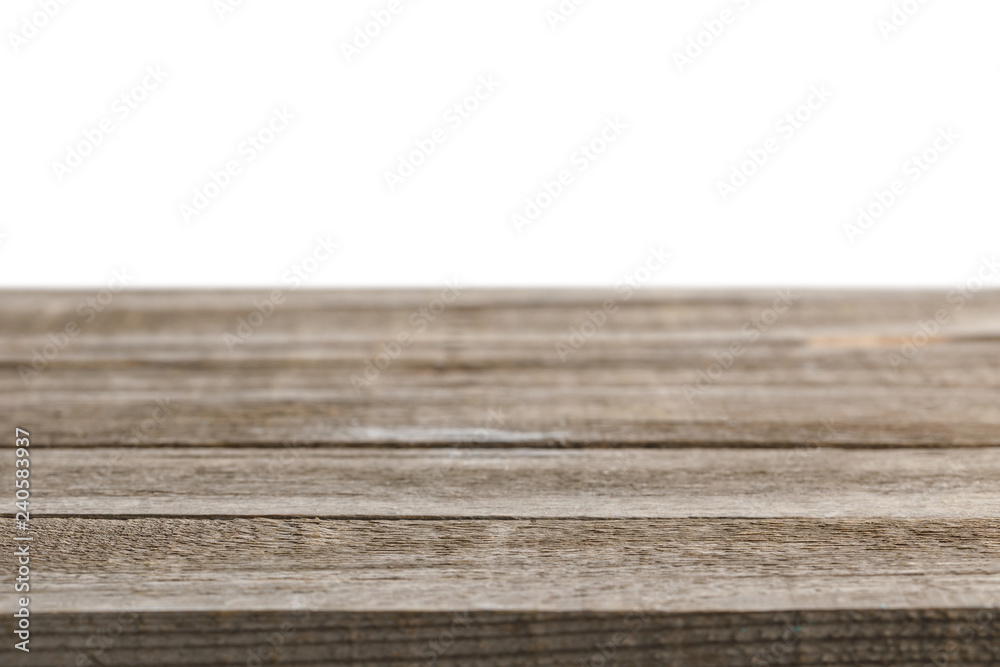grey striped wooden background on white