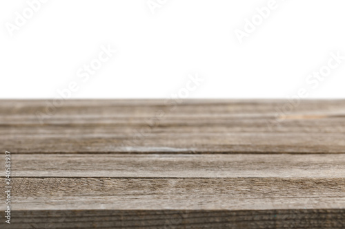 grey striped wooden background on white